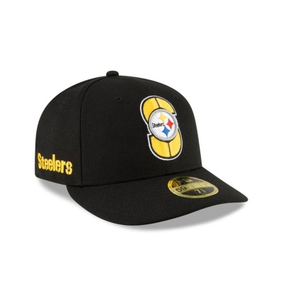 Sapca New Era Pittsburgh Steelers NFL Logo Mix Low Profile 59FIFTY Fitted - Negrii